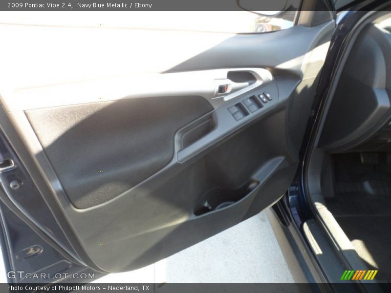 Navy Blue Metallic / Ebony 2009 Pontiac Vibe 2.4