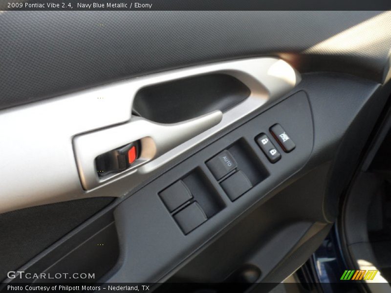 Navy Blue Metallic / Ebony 2009 Pontiac Vibe 2.4