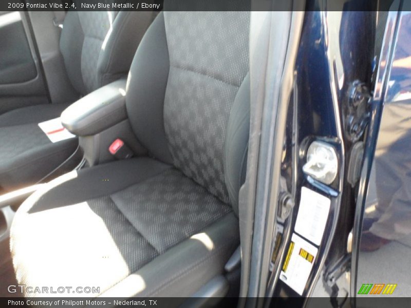 Navy Blue Metallic / Ebony 2009 Pontiac Vibe 2.4