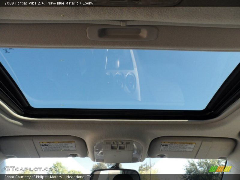 Navy Blue Metallic / Ebony 2009 Pontiac Vibe 2.4