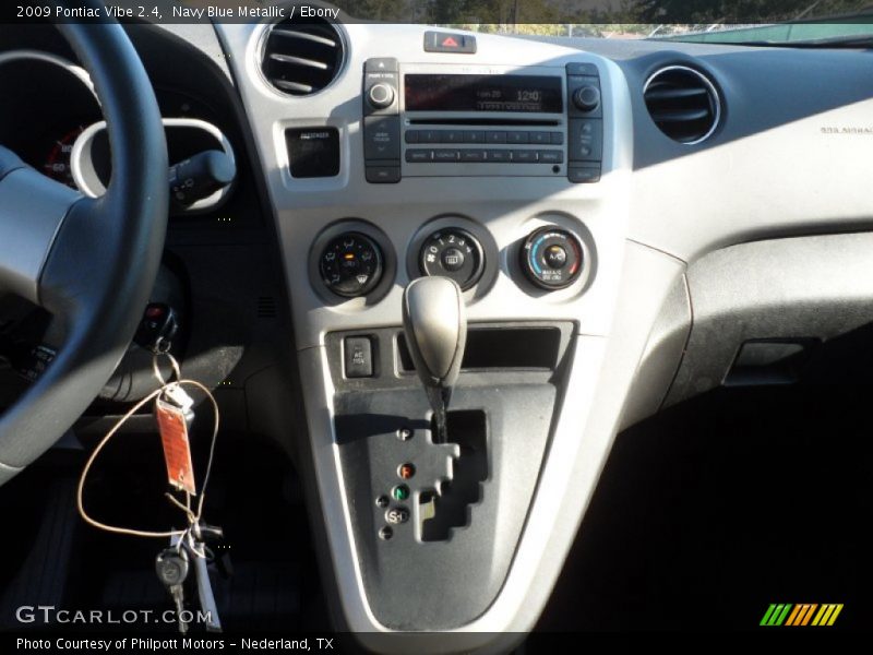 Navy Blue Metallic / Ebony 2009 Pontiac Vibe 2.4
