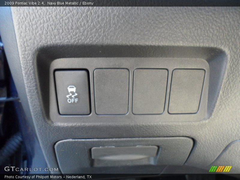 Navy Blue Metallic / Ebony 2009 Pontiac Vibe 2.4