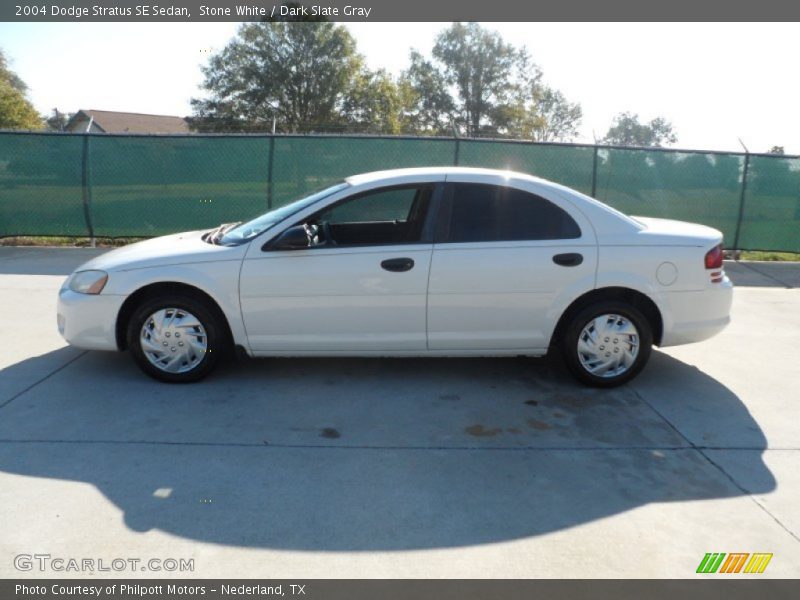 Stone White / Dark Slate Gray 2004 Dodge Stratus SE Sedan