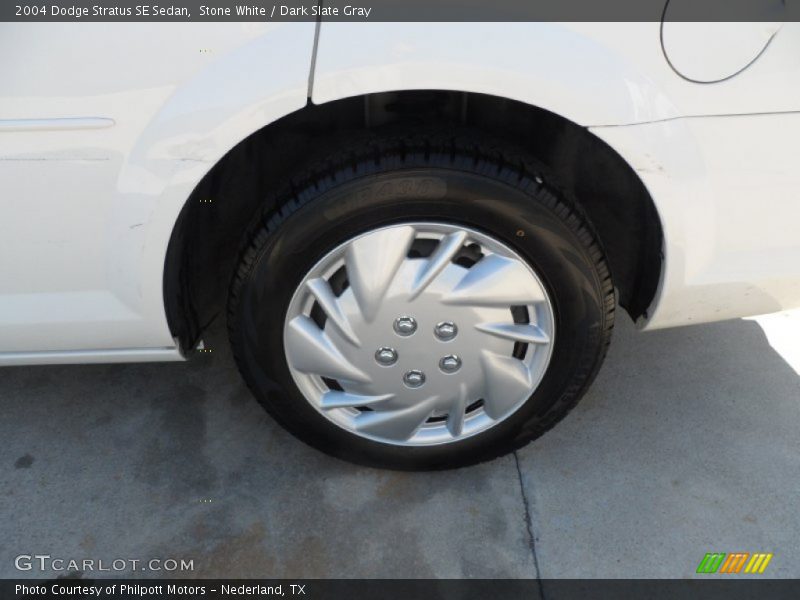 Stone White / Dark Slate Gray 2004 Dodge Stratus SE Sedan
