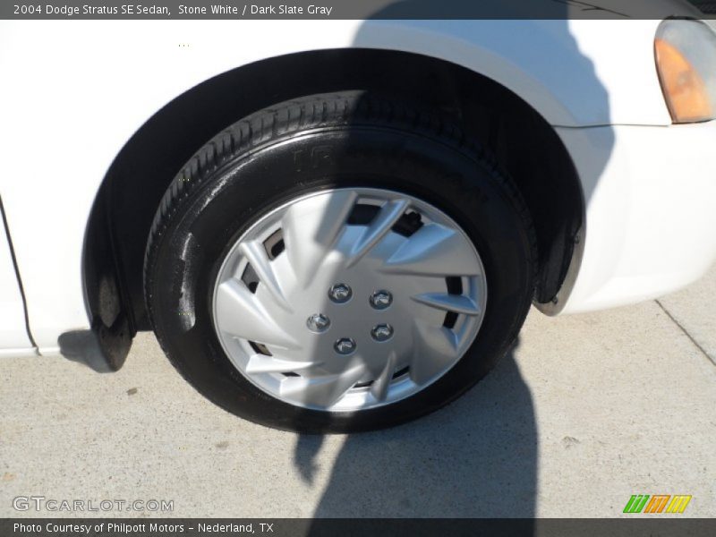 Stone White / Dark Slate Gray 2004 Dodge Stratus SE Sedan