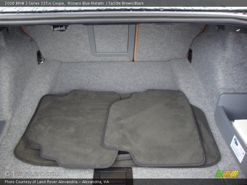 Monaco Blue Metallic / Saddle Brown/Black 2008 BMW 3 Series 335xi Coupe