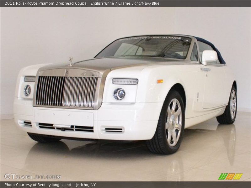 English White / Creme Light/Navy Blue 2011 Rolls-Royce Phantom Drophead Coupe