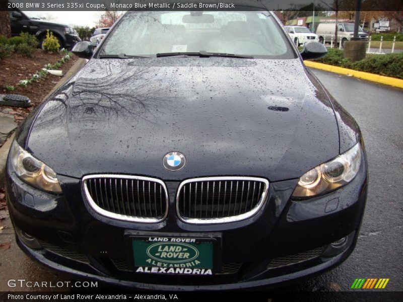Monaco Blue Metallic / Saddle Brown/Black 2008 BMW 3 Series 335xi Coupe