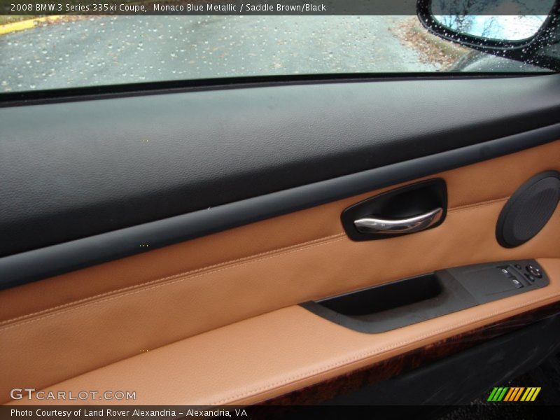 Monaco Blue Metallic / Saddle Brown/Black 2008 BMW 3 Series 335xi Coupe