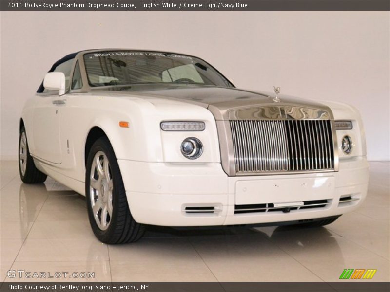 English White / Creme Light/Navy Blue 2011 Rolls-Royce Phantom Drophead Coupe