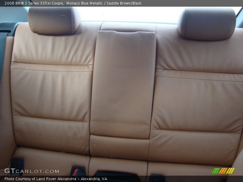 Monaco Blue Metallic / Saddle Brown/Black 2008 BMW 3 Series 335xi Coupe