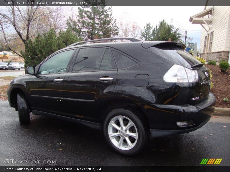 Obsidian Black / Black 2009 Lexus RX 350 AWD