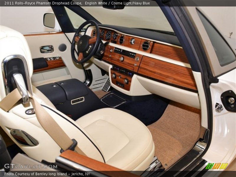  2011 Phantom Drophead Coupe Creme Light/Navy Blue Interior