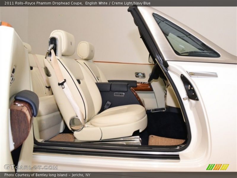  2011 Phantom Drophead Coupe Creme Light/Navy Blue Interior