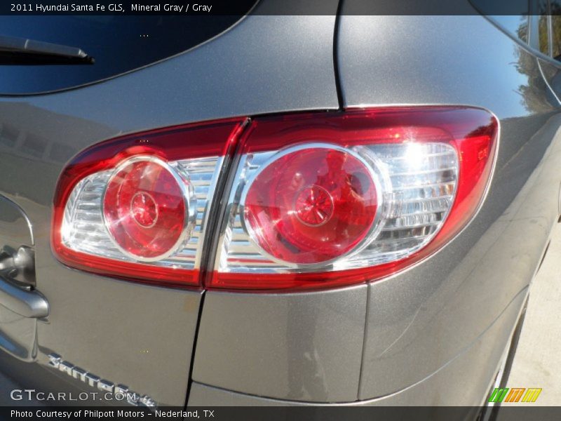 Mineral Gray / Gray 2011 Hyundai Santa Fe GLS