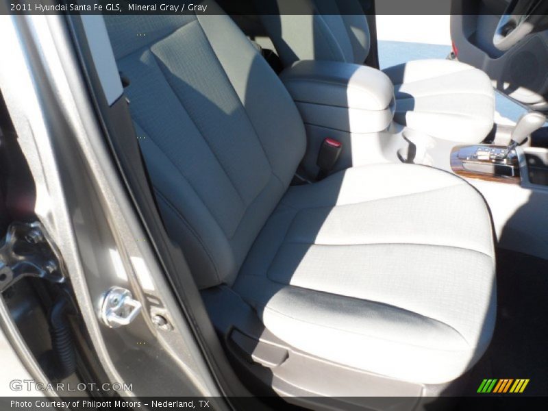 Mineral Gray / Gray 2011 Hyundai Santa Fe GLS