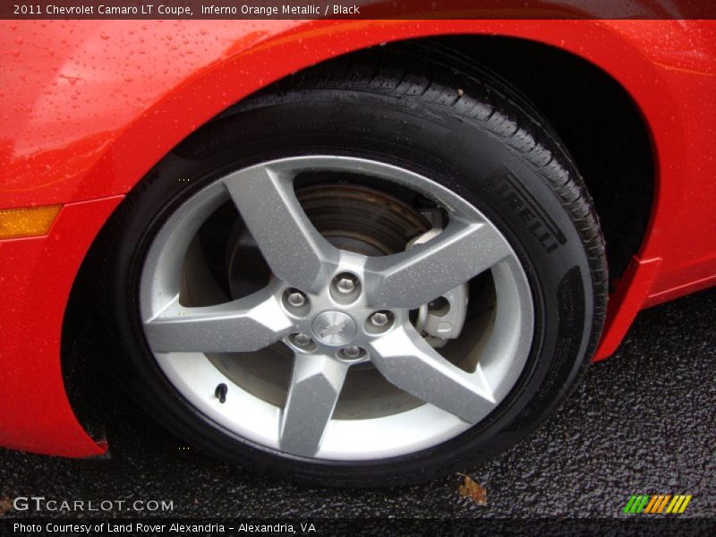 Inferno Orange Metallic / Black 2011 Chevrolet Camaro LT Coupe