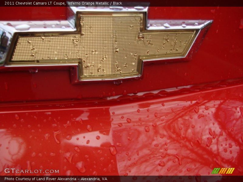 Inferno Orange Metallic / Black 2011 Chevrolet Camaro LT Coupe