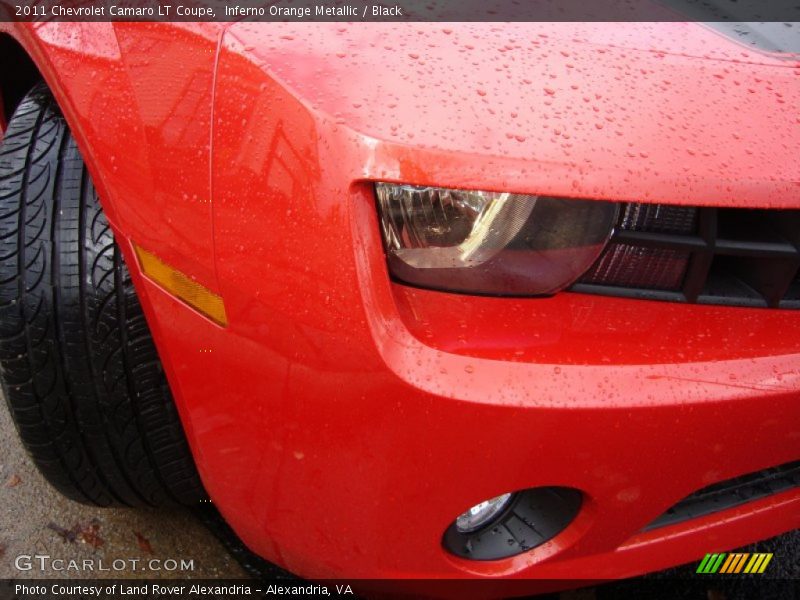 Inferno Orange Metallic / Black 2011 Chevrolet Camaro LT Coupe