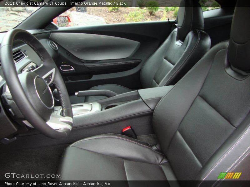 Inferno Orange Metallic / Black 2011 Chevrolet Camaro LT Coupe