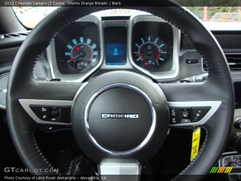Inferno Orange Metallic / Black 2011 Chevrolet Camaro LT Coupe