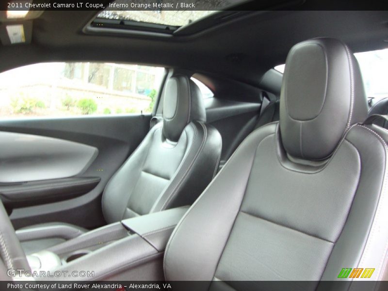 Inferno Orange Metallic / Black 2011 Chevrolet Camaro LT Coupe