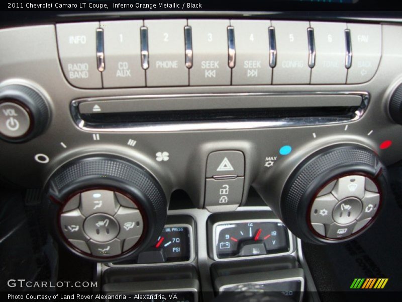 Inferno Orange Metallic / Black 2011 Chevrolet Camaro LT Coupe