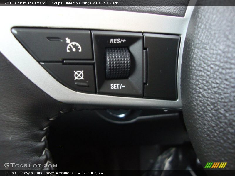 Inferno Orange Metallic / Black 2011 Chevrolet Camaro LT Coupe