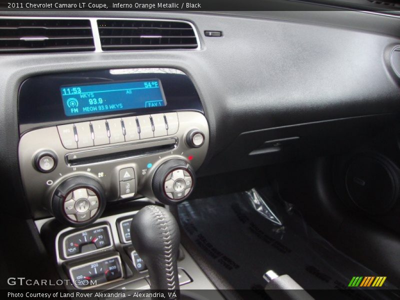 Inferno Orange Metallic / Black 2011 Chevrolet Camaro LT Coupe