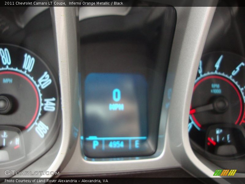 Inferno Orange Metallic / Black 2011 Chevrolet Camaro LT Coupe