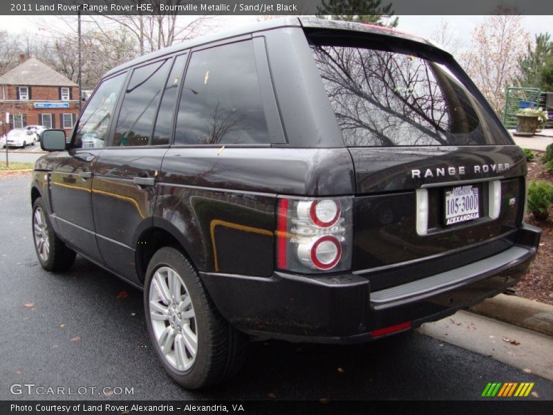 Bournville Metallic / Sand/Jet Black 2011 Land Rover Range Rover HSE