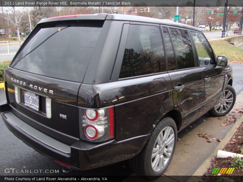 Bournville Metallic / Sand/Jet Black 2011 Land Rover Range Rover HSE