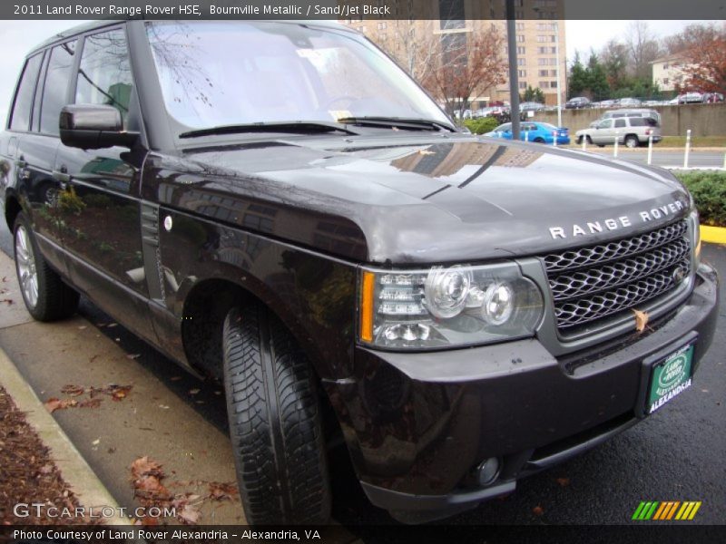 Bournville Metallic / Sand/Jet Black 2011 Land Rover Range Rover HSE
