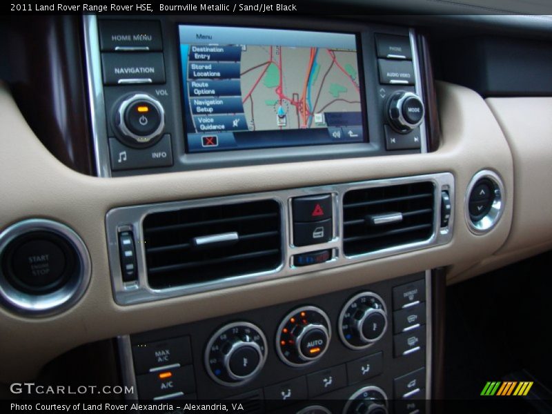 Bournville Metallic / Sand/Jet Black 2011 Land Rover Range Rover HSE