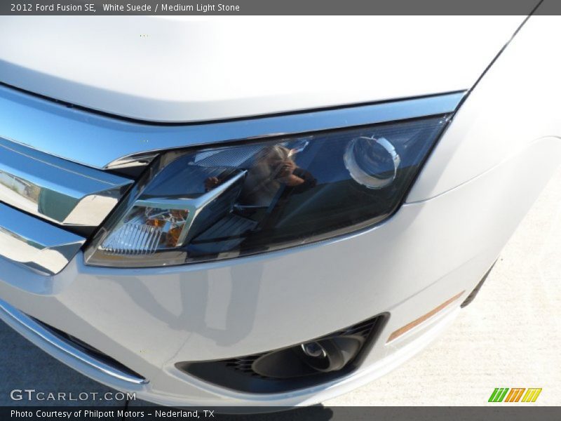White Suede / Medium Light Stone 2012 Ford Fusion SE