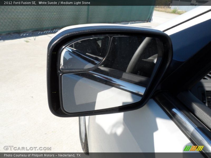 White Suede / Medium Light Stone 2012 Ford Fusion SE