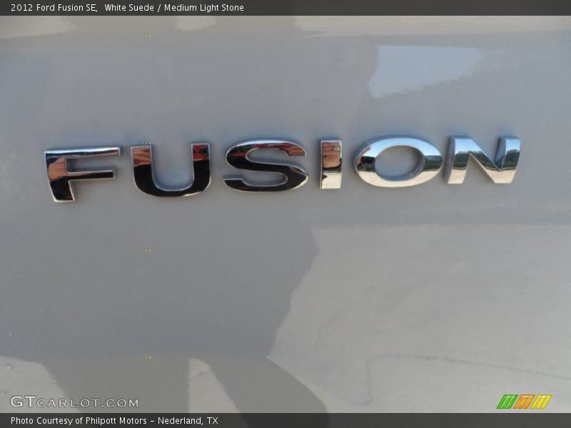 White Suede / Medium Light Stone 2012 Ford Fusion SE