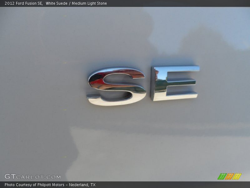 White Suede / Medium Light Stone 2012 Ford Fusion SE