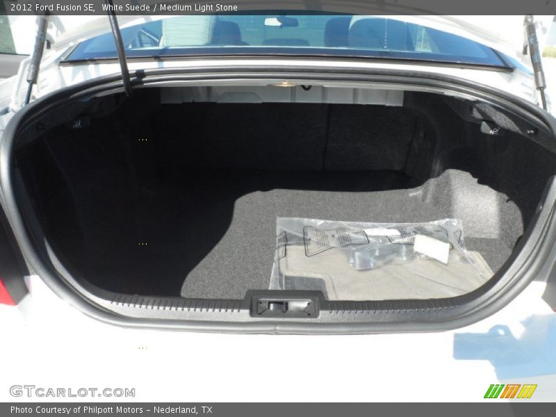 White Suede / Medium Light Stone 2012 Ford Fusion SE