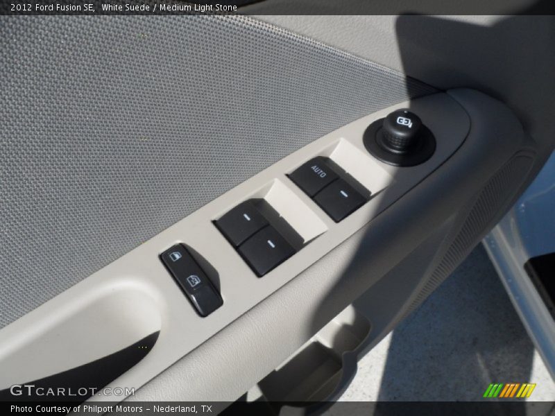White Suede / Medium Light Stone 2012 Ford Fusion SE