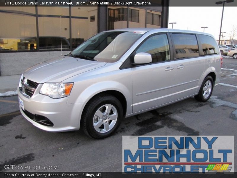 Bright Silver Metallic / Black/Light Graystone 2011 Dodge Grand Caravan Mainstreet
