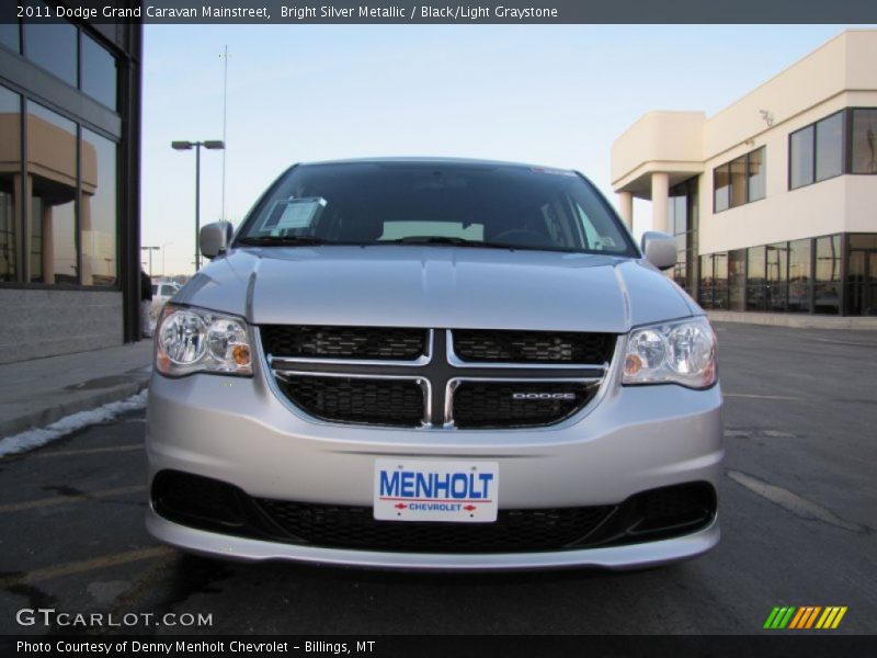 Bright Silver Metallic / Black/Light Graystone 2011 Dodge Grand Caravan Mainstreet