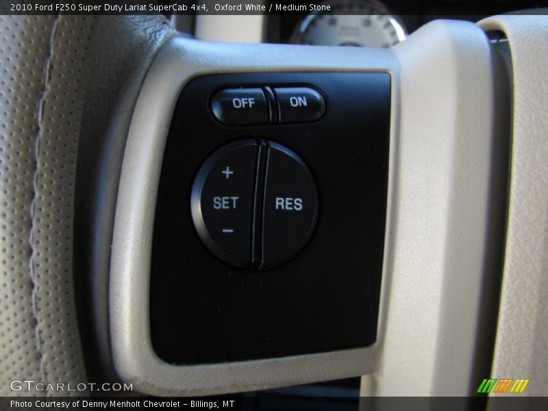 Controls of 2010 F250 Super Duty Lariat SuperCab 4x4