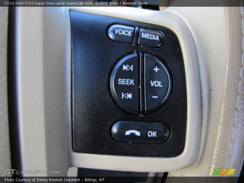 Controls of 2010 F250 Super Duty Lariat SuperCab 4x4