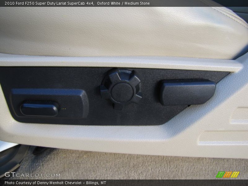 Oxford White / Medium Stone 2010 Ford F250 Super Duty Lariat SuperCab 4x4