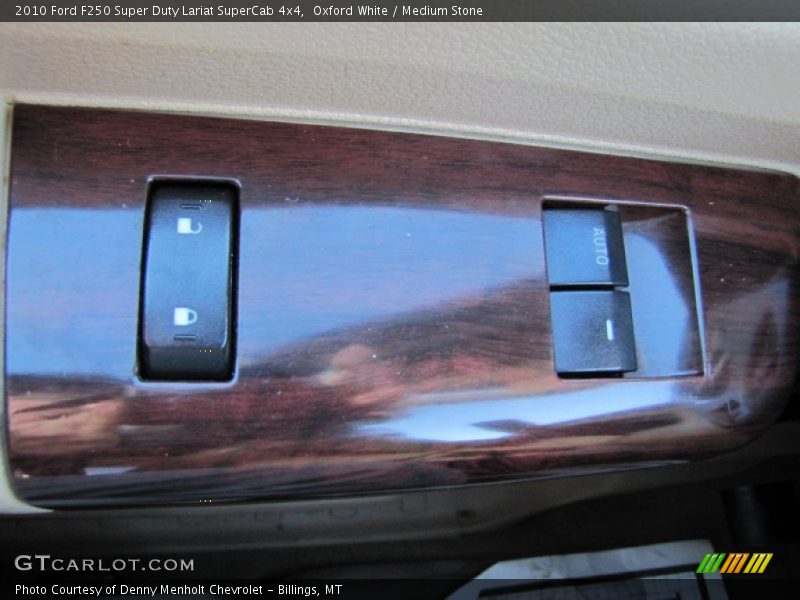 Oxford White / Medium Stone 2010 Ford F250 Super Duty Lariat SuperCab 4x4