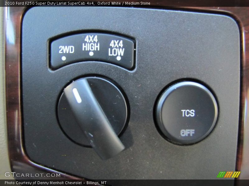 Controls of 2010 F250 Super Duty Lariat SuperCab 4x4