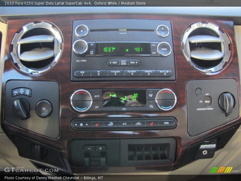 Controls of 2010 F250 Super Duty Lariat SuperCab 4x4