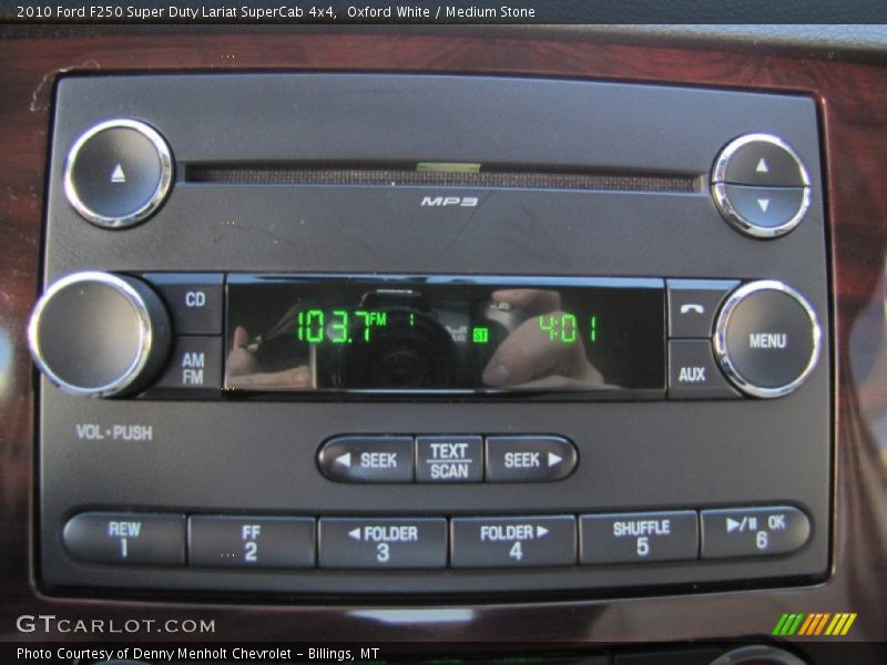 Audio System of 2010 F250 Super Duty Lariat SuperCab 4x4