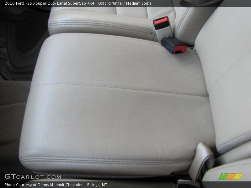 Oxford White / Medium Stone 2010 Ford F250 Super Duty Lariat SuperCab 4x4